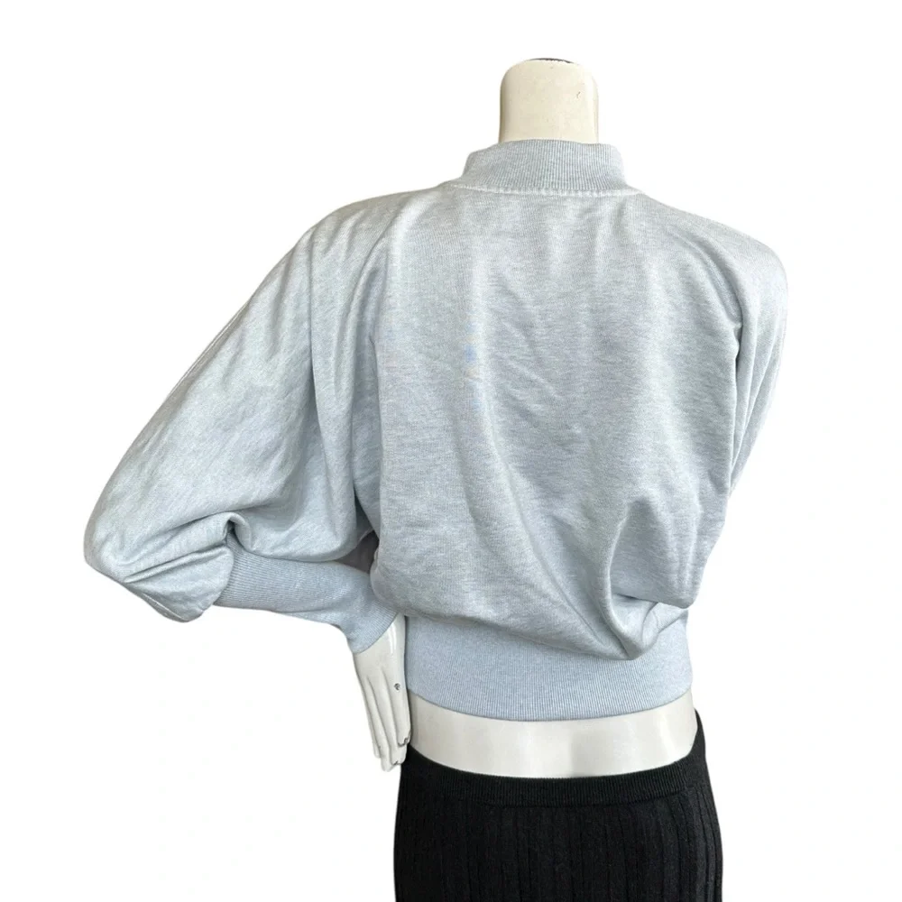 Opening Ceremony Icy Grey Mockneck Pullover Dolman Sleeve Sweater Top Size Small - Picture 6 of 12